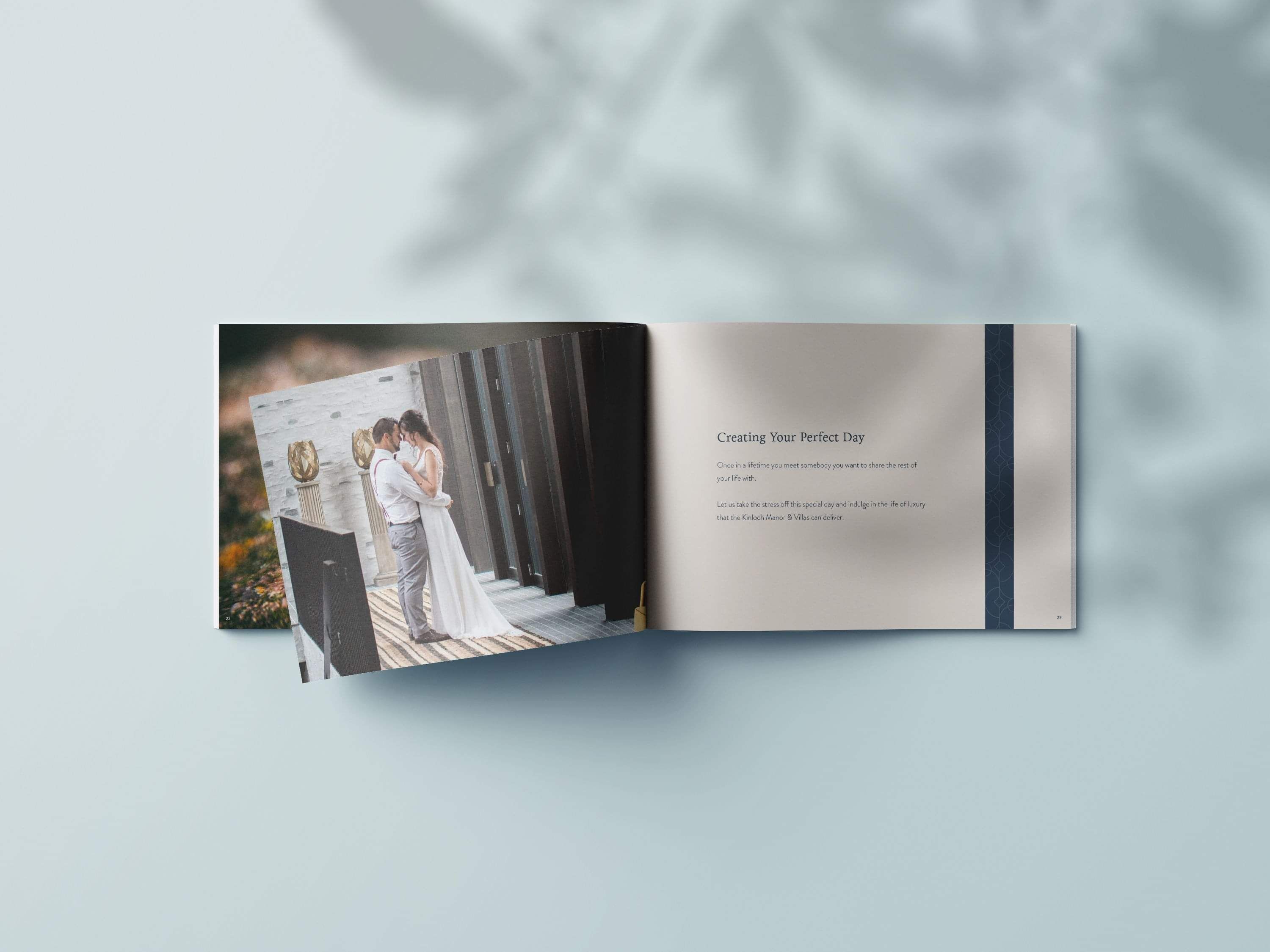 Kinloch Wedding Brochure Design | Wedding Graphic Design