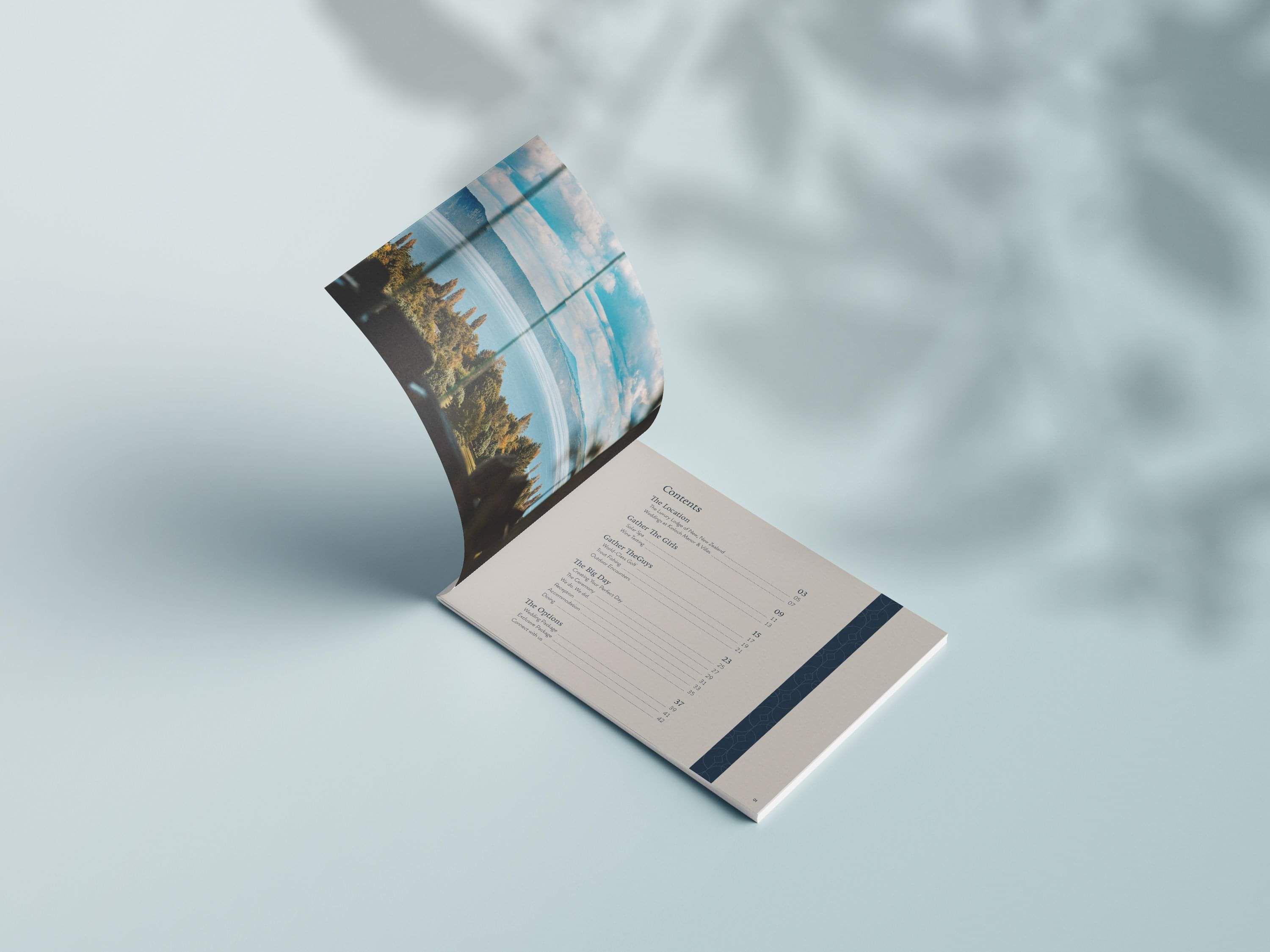 Kinloch Wedding Brochure Design | Wedding Graphic Design
