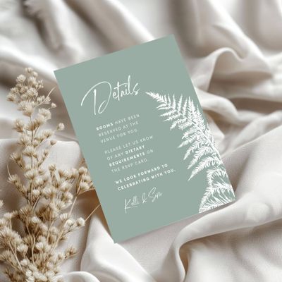 Silver Fern Details Insert