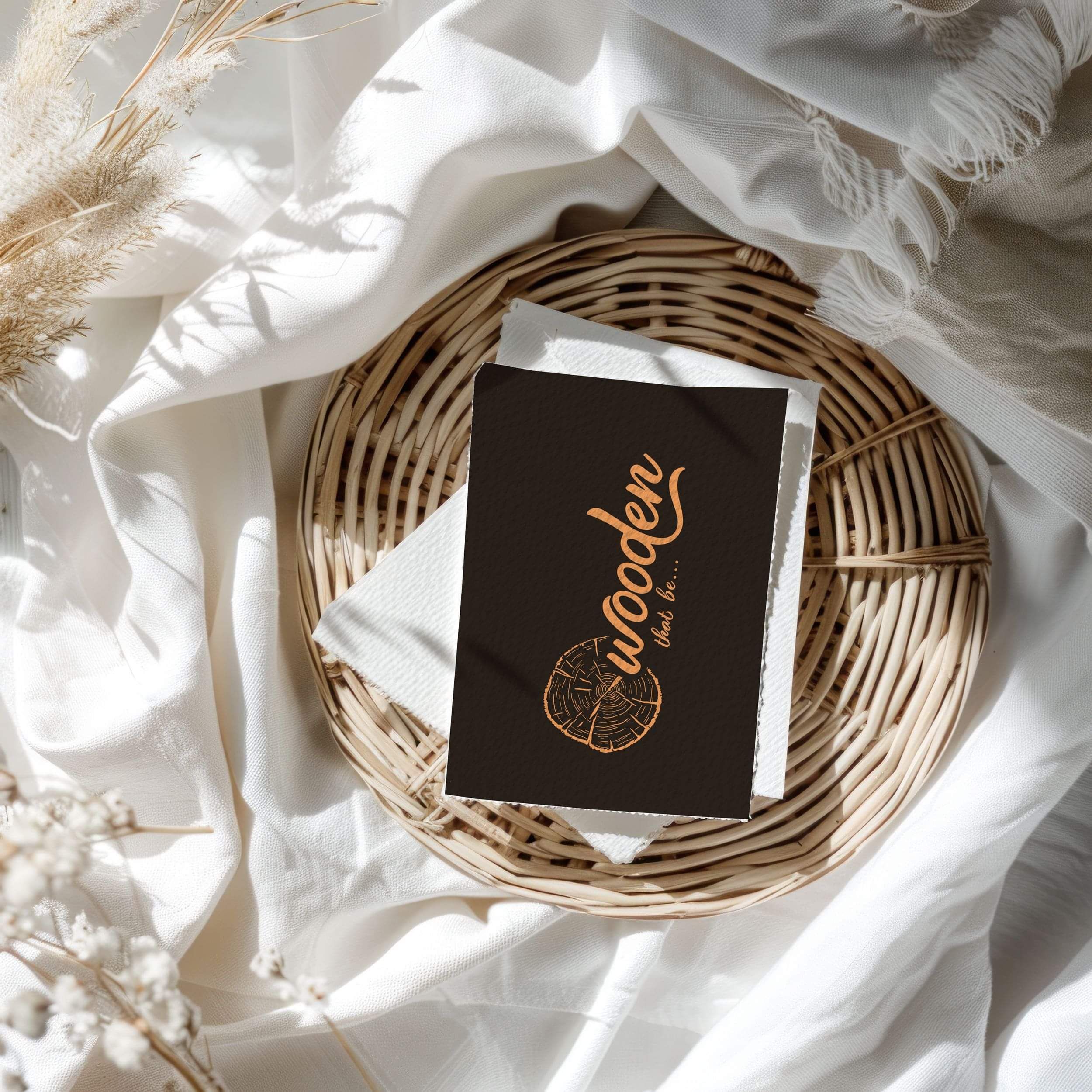 Wooden That Be Business Card Design | Wedding Graphic Design