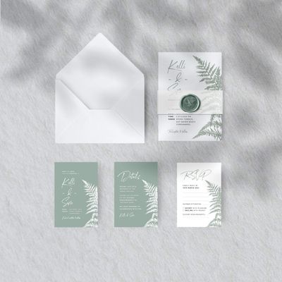 Silver Fern Signature Invitation Suite