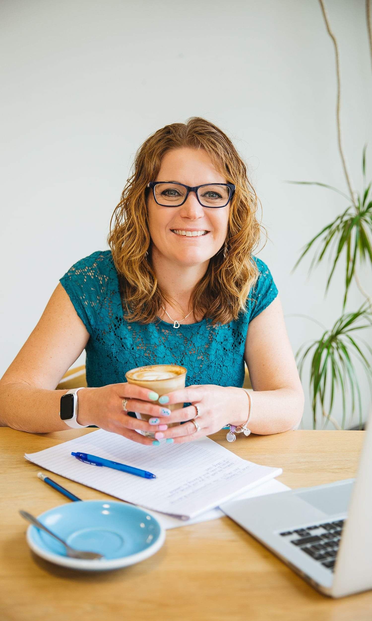 editorial style image of Amy Brailey, brand designer for wedding professionals, Poppyseed Design