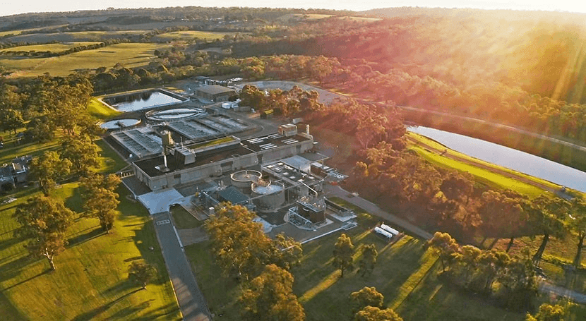 Picture of water treatment plant