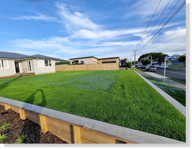 Hydroseeding on Prepared Soil in Rotorua
