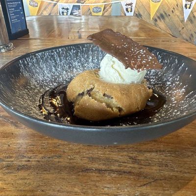 Warm Cookie Dough Pie