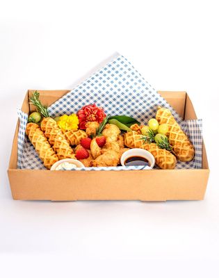 Brunch Box ~ Chicken and Waffles | 6 Servings