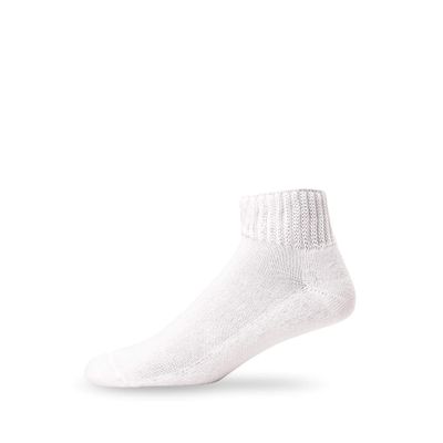 Lightfeet Diabetic Sock - Mini Crew (White)