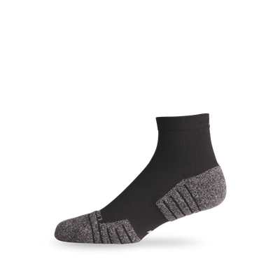 Lightfeet Performance Sock - Mini Crew/Quarter (Black