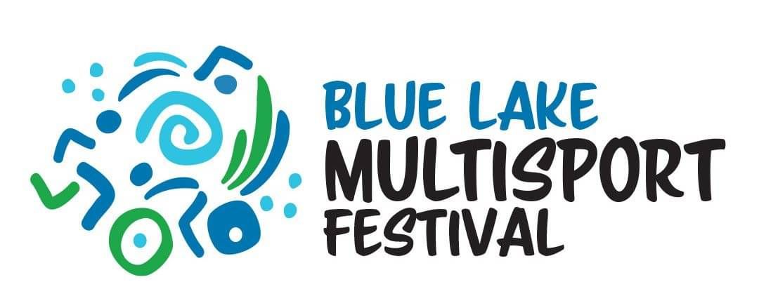 Blue Lake Multisport Logo Celebrating 40 Years