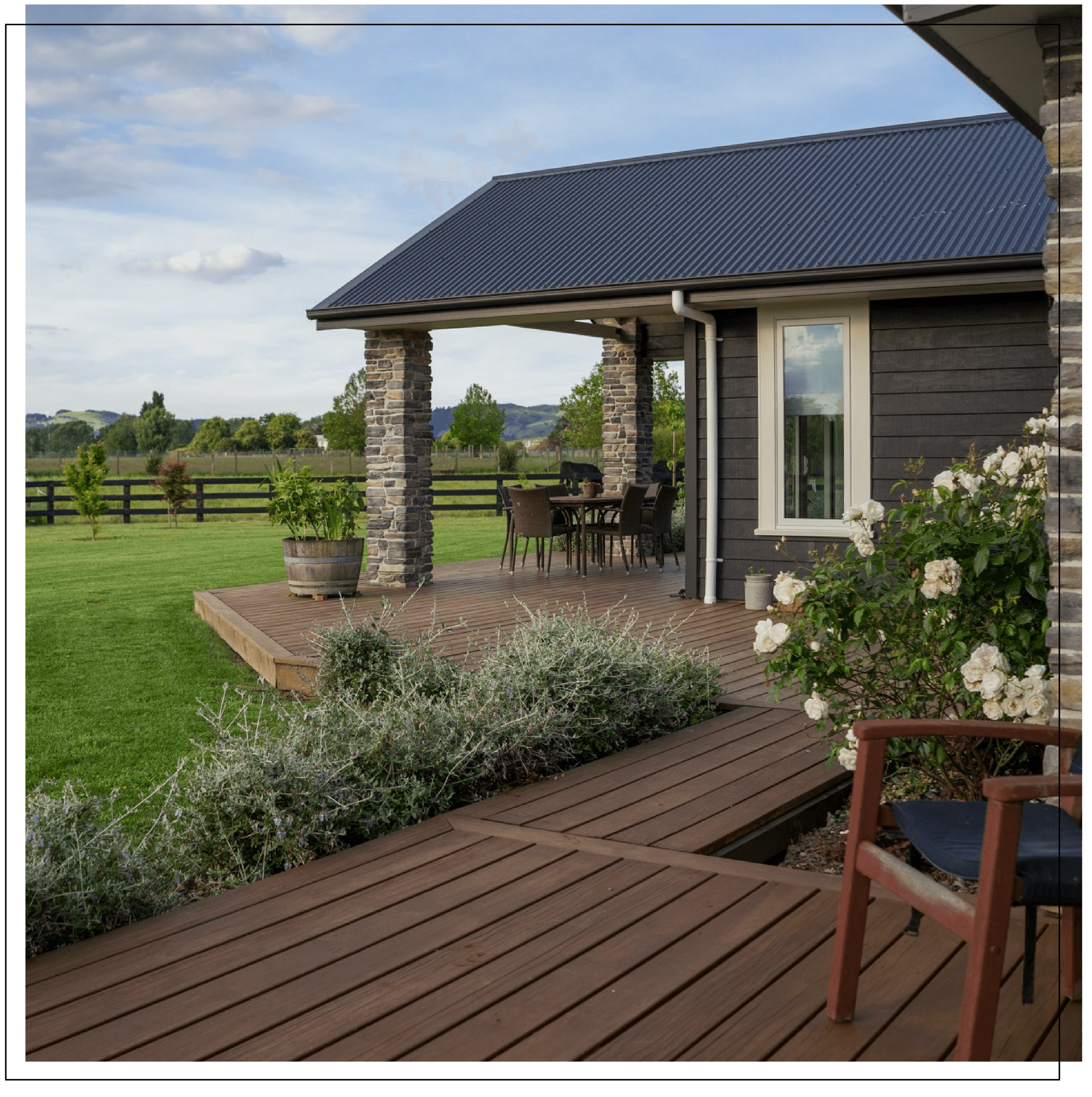 Deck built by Roger Ramsey Building