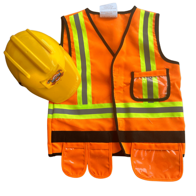 12 Construction Vests &amp; Helmets Add on