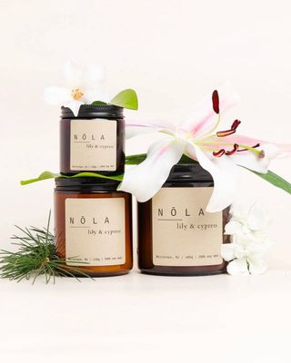NŌLA Lily &amp; Cypress Candle