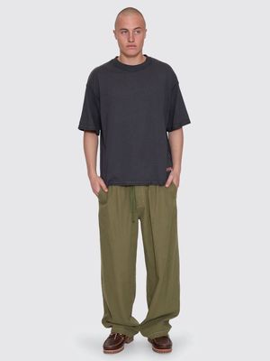 Worship Reverse Box Fit Cropped Overdye Tee