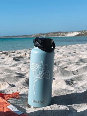 Manta Ray Sticker - White