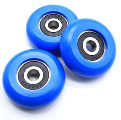 Seat - Blue Rowing Seat Wheels