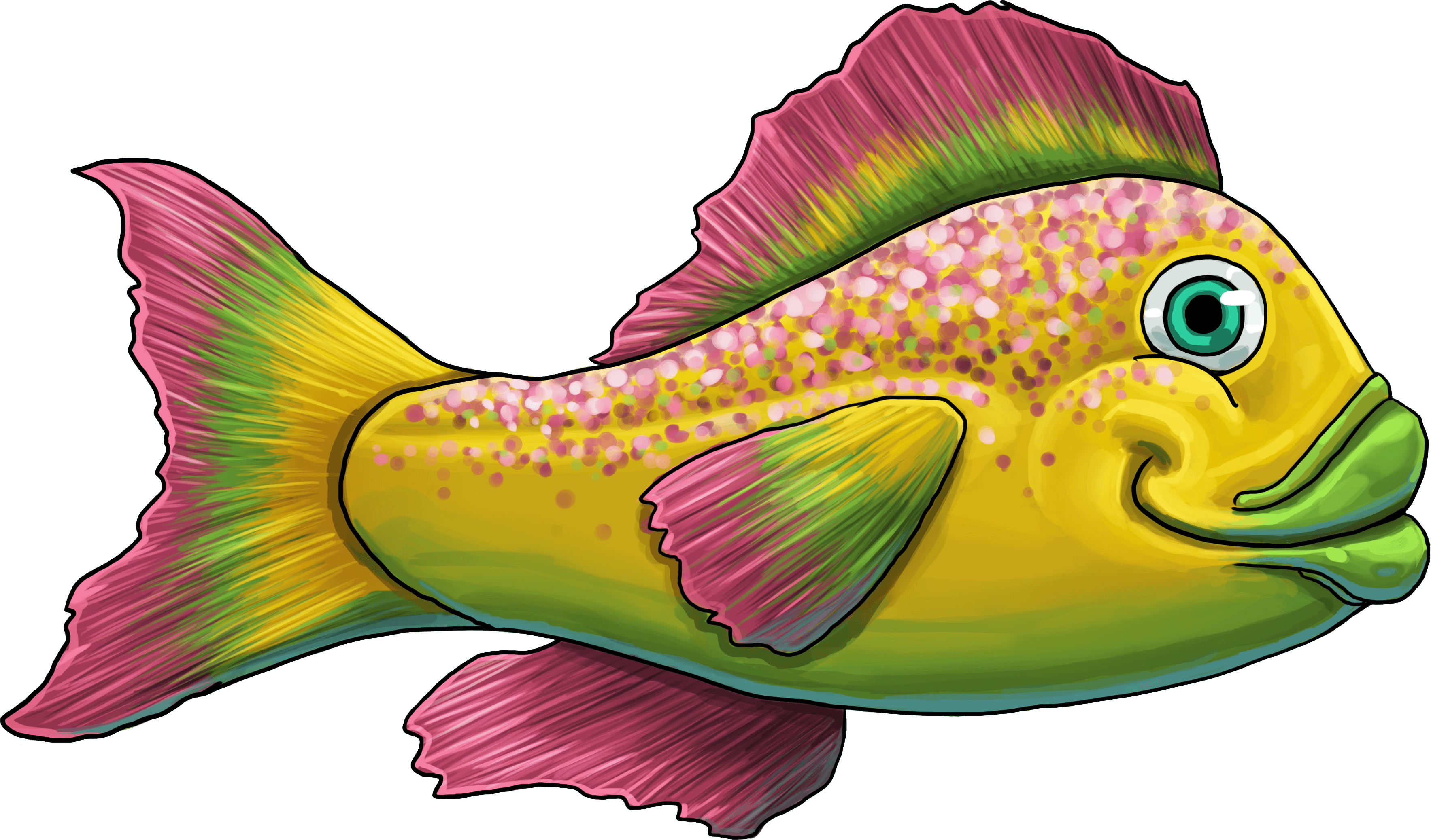 Ace Learn to Swim yellow fish icon