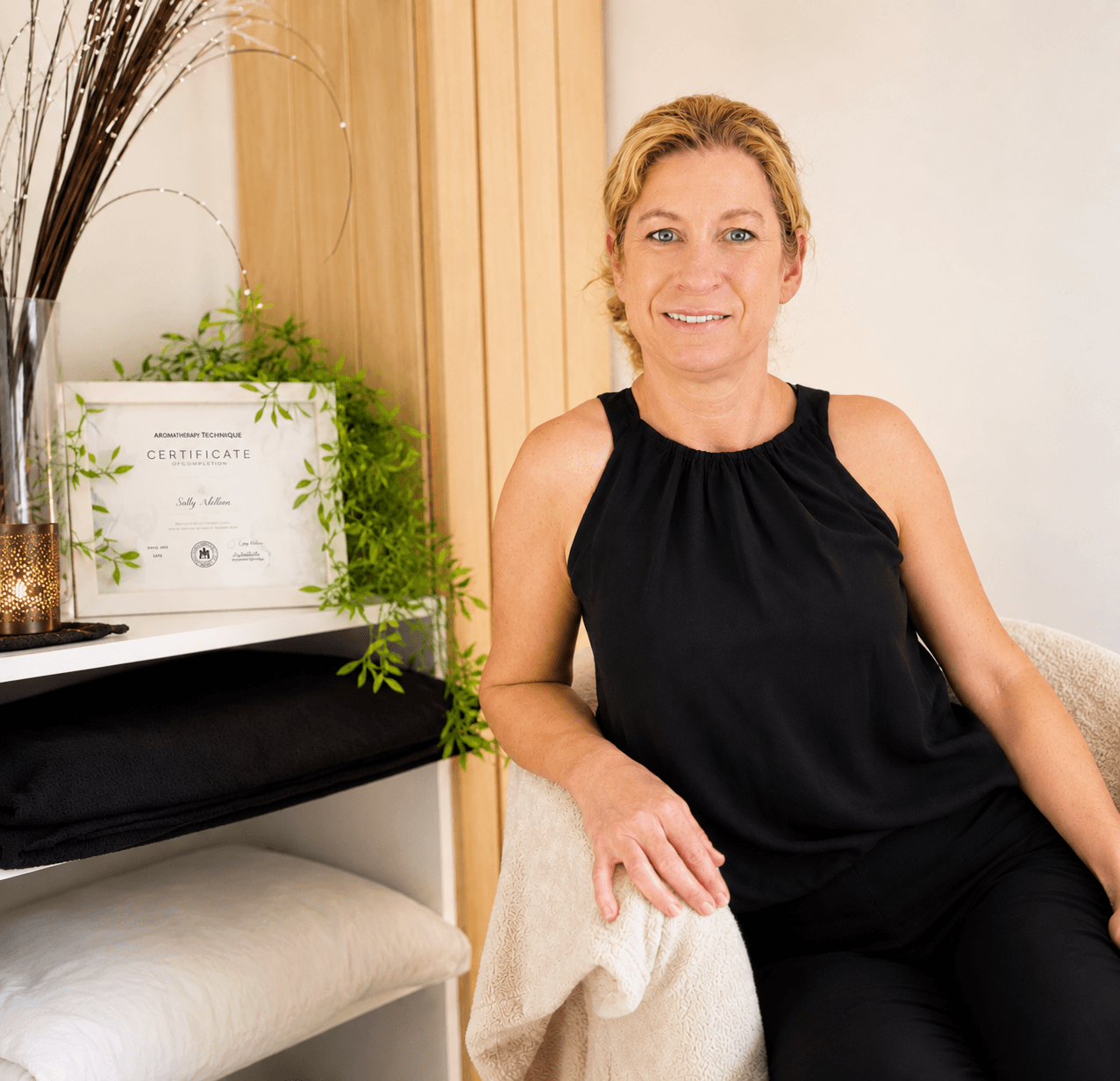 Picture of Sally the Massage Therapist and owner of House of Massage