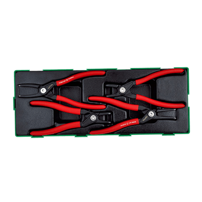 GTA0444 Toptul Circlip plier Kit 4pc H/Duty Size A Tray
