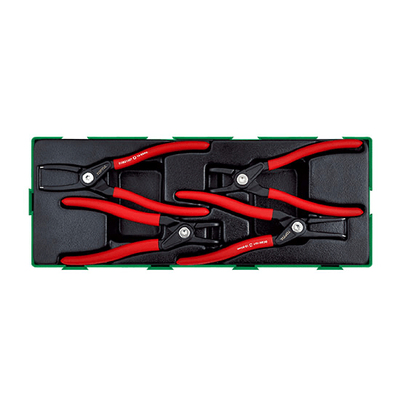 GTA0444 Toptul Circlip plier Kit 4pc H/Duty Size A Tray