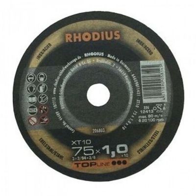 Rhodius C/O Disc 75x1mm XT10 Inox Topline