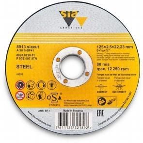 SIA 8913 Cutting Disc 125mm x 1mm