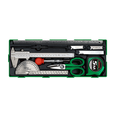 GTA1031 Toptul Measuring Marking &amp; Cutting Set 10pc