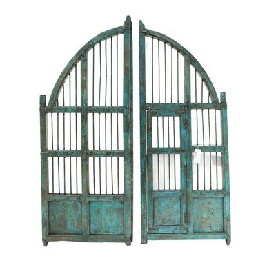 Hawthorne - Original Large Teak &amp; Iron Gates
