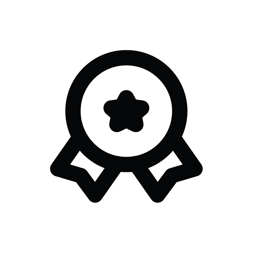 Ribbon with a star on it illustration