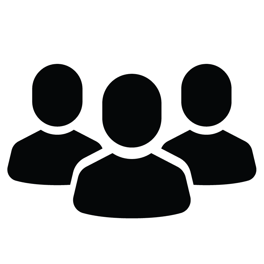 3 people illustration