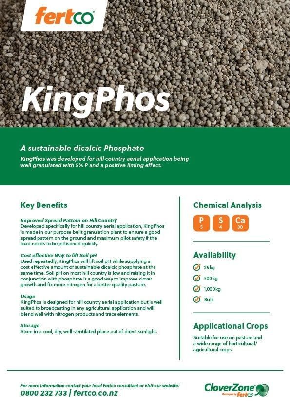 Thumbnail of Fertco's KingPhos Product Sheet