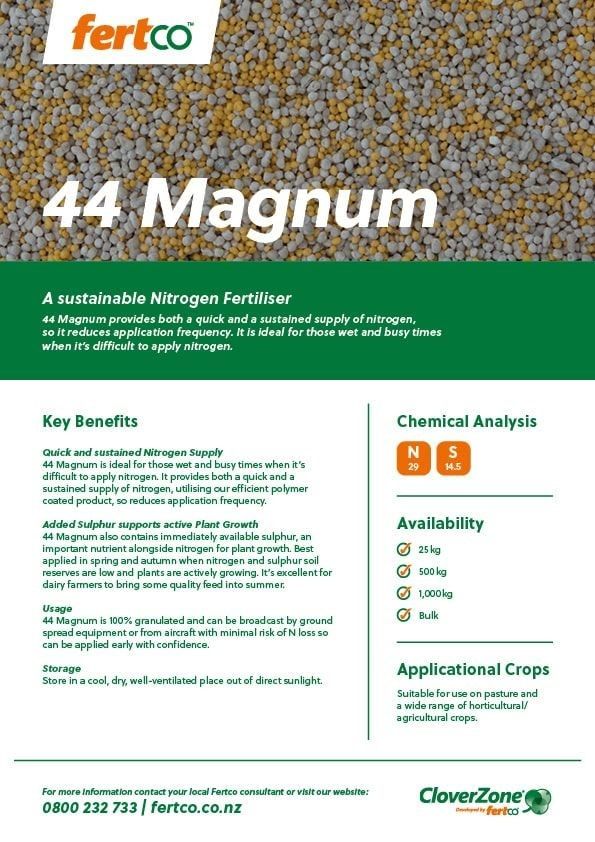 Thumbnail of Fertco's 44 Magnum Product Sheet