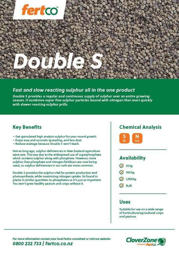 Thumbnail of Fertco's Double S Product Sheet