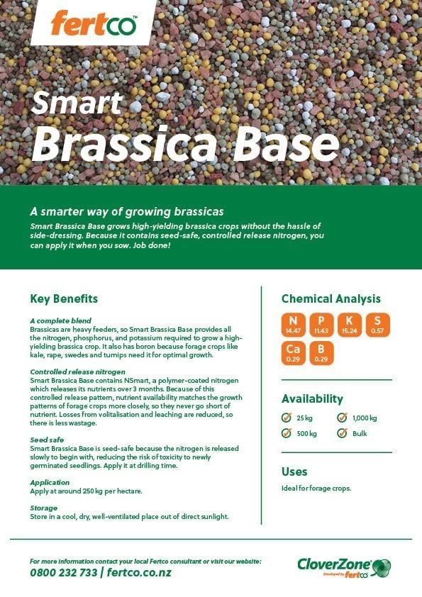 Thumbnail of Fertco's Smart Brassica Base Product Sheet