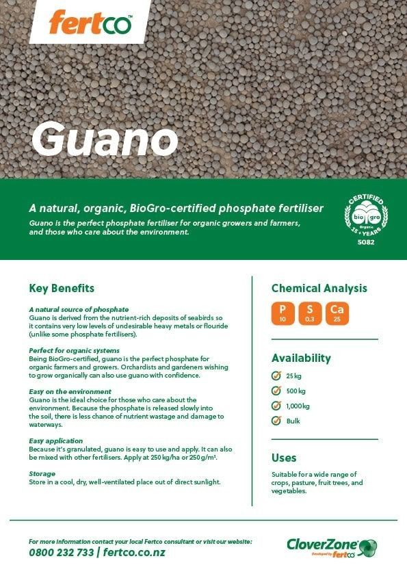 Thumbnail of Fertco's Guano Product Sheet