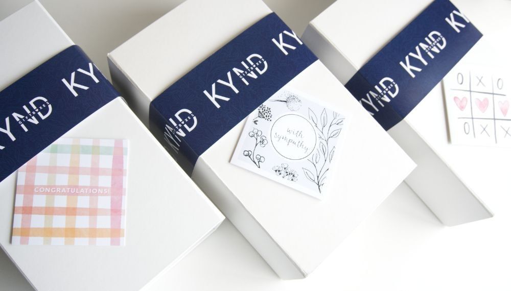 KYND Gift Box - eco friendly gift box with a gift card