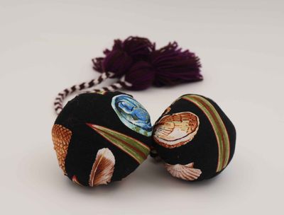 Harakeke &amp; Paua Shell Poi