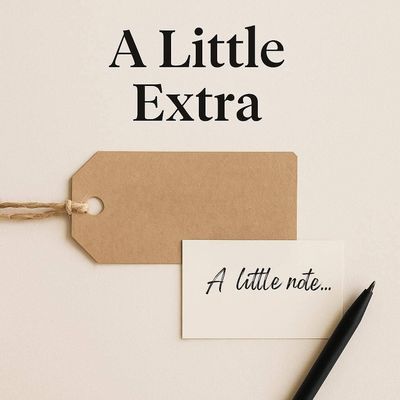 A little extra