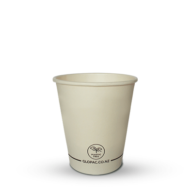 Glopac Plastic Free Single Walled 8oz 80mm Rim Cup