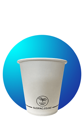Glopac Plastic Free Single Walled 6.5oz Water Cup