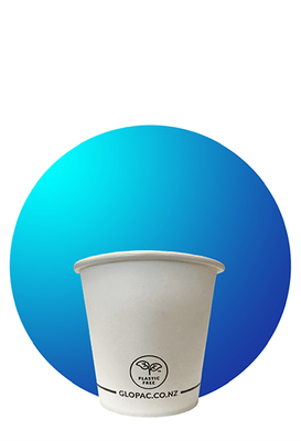 Glopac Plastic Free Single walled 4oz Cup