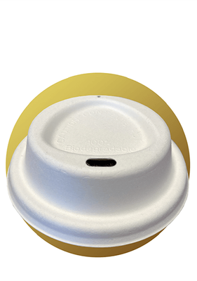 Glopac Plastic Free 90mm Pulp Paper Hot Cup Lid