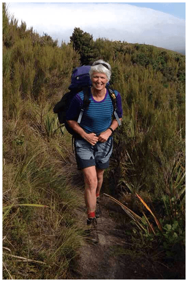 Photo of Marina Hanger, occupational therapist and travel guide, smiling warmly.