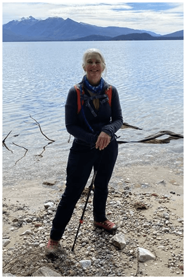 Photo of Sandie Grant, owner and occupational therapist of Ability Adventures, smiling and ready to assist.