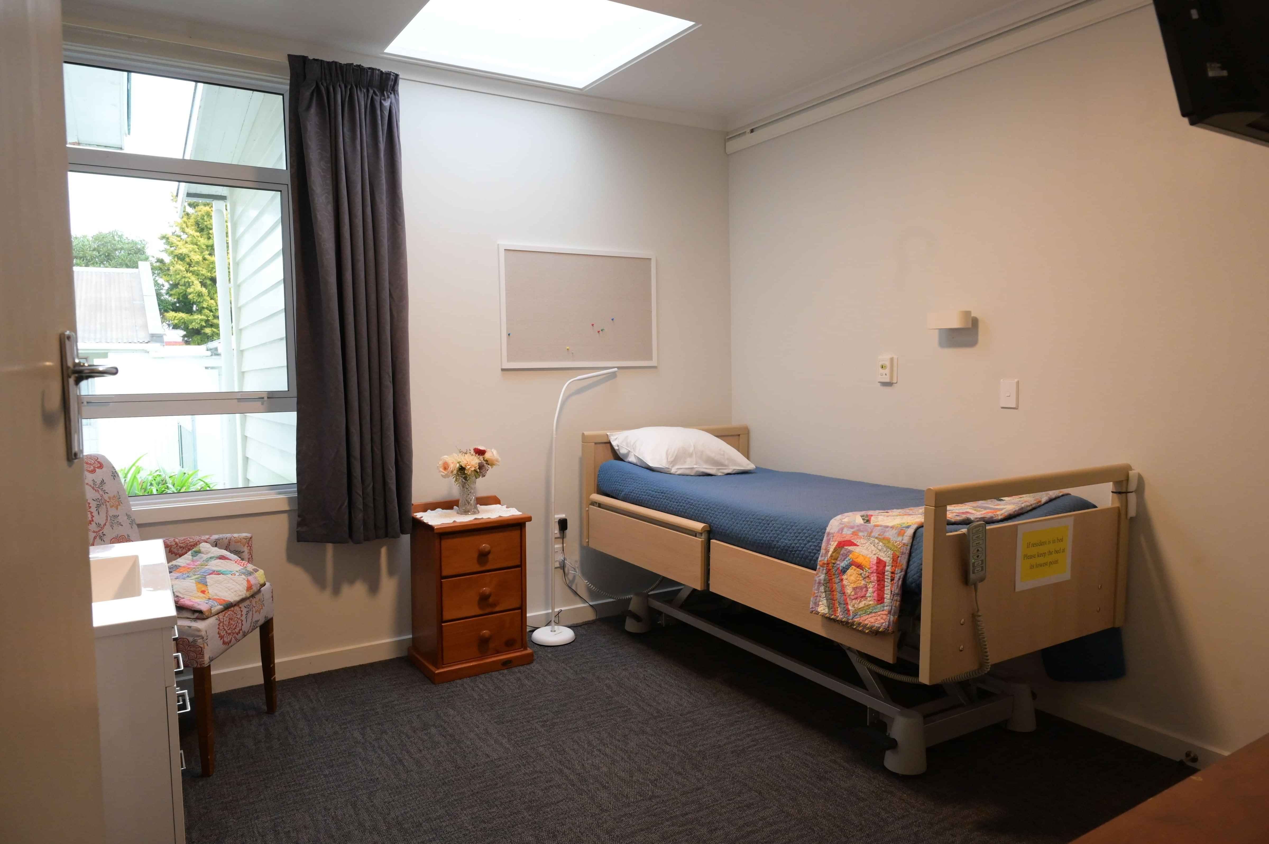 Respite stay bedroom