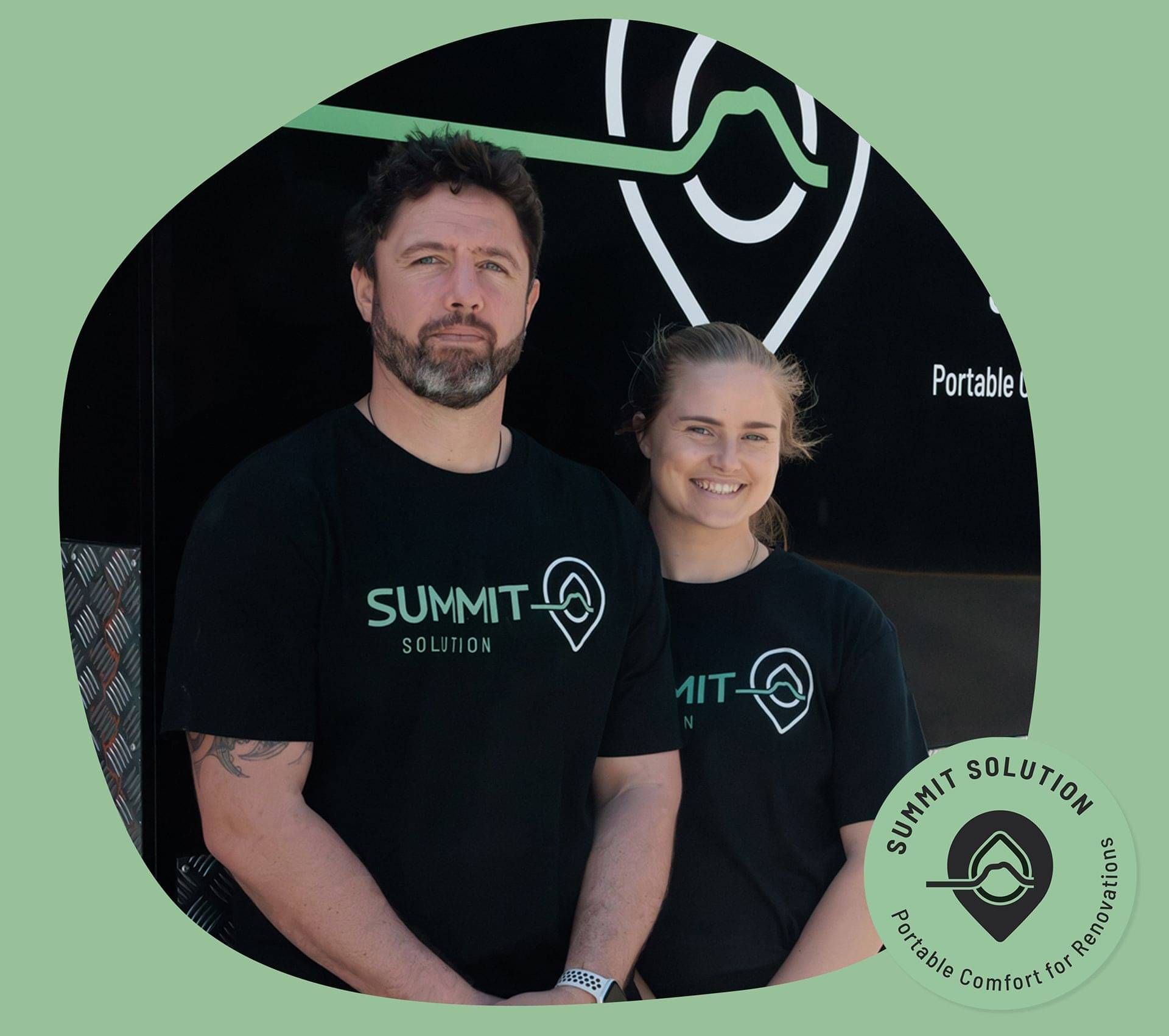 Owners of Summit Solution Rachel and Kyle.