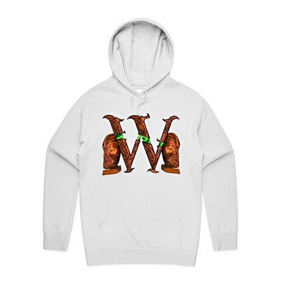 Wairua White Marle Hoodie