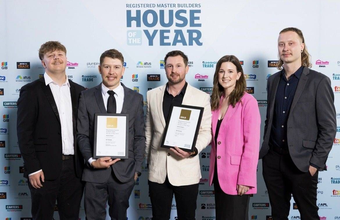 GV Homes team – trusted Waikato builders at the Master Builder House of the Year Awards
