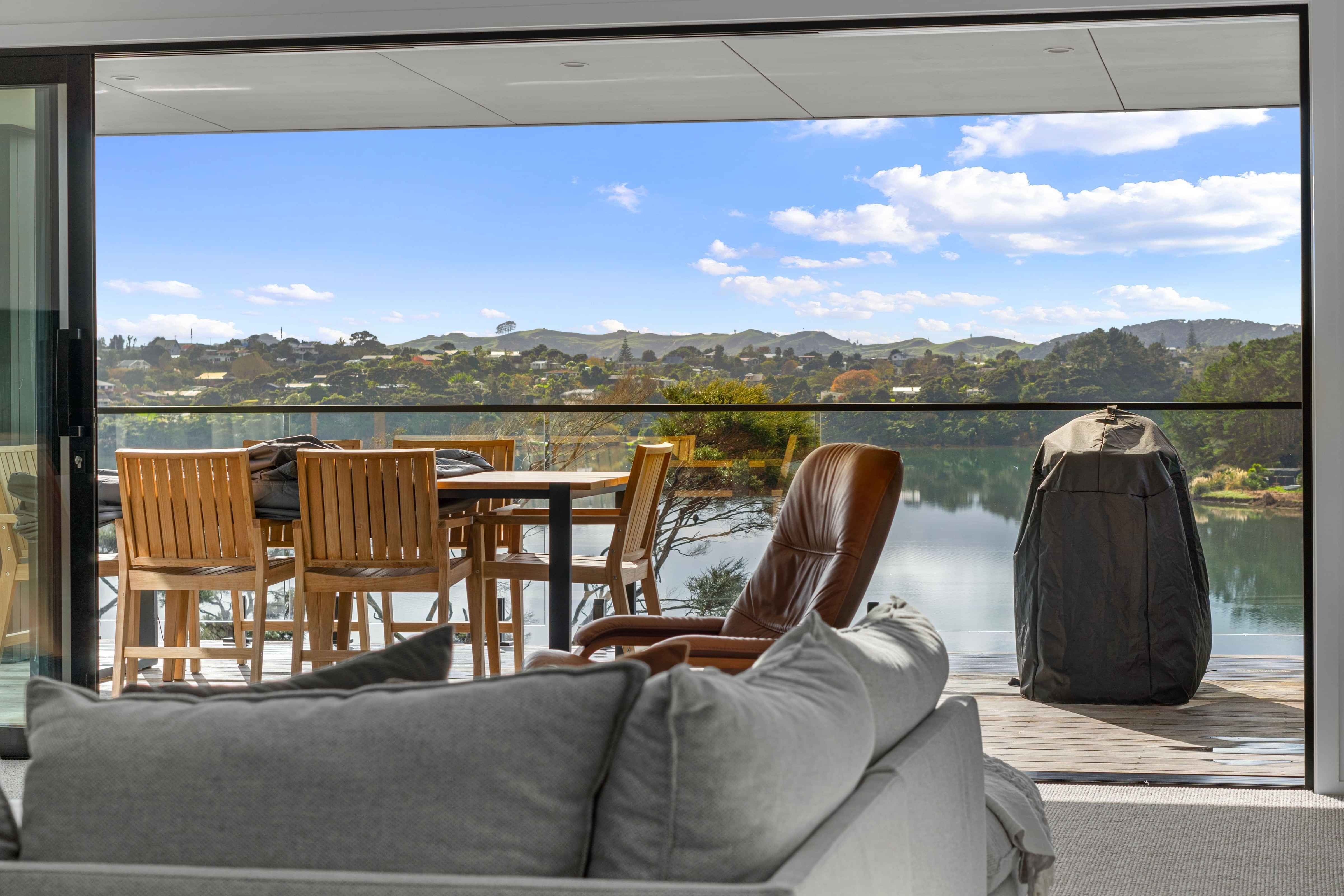eamless indoor-outdoor flow in Rangatahi build, award winning house
