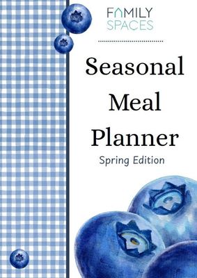 Digital Seasonal Meal Planner - Spring