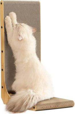 Cat Scratcher, 68 cm L Shape Cat Scratch Pad Wall Mounted